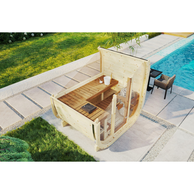 Sauna Eke 160 - Compact and Modern Garden Sauna