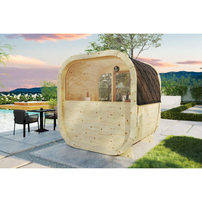 Sauna Eke 160 - Compact and Modern Garden Sauna